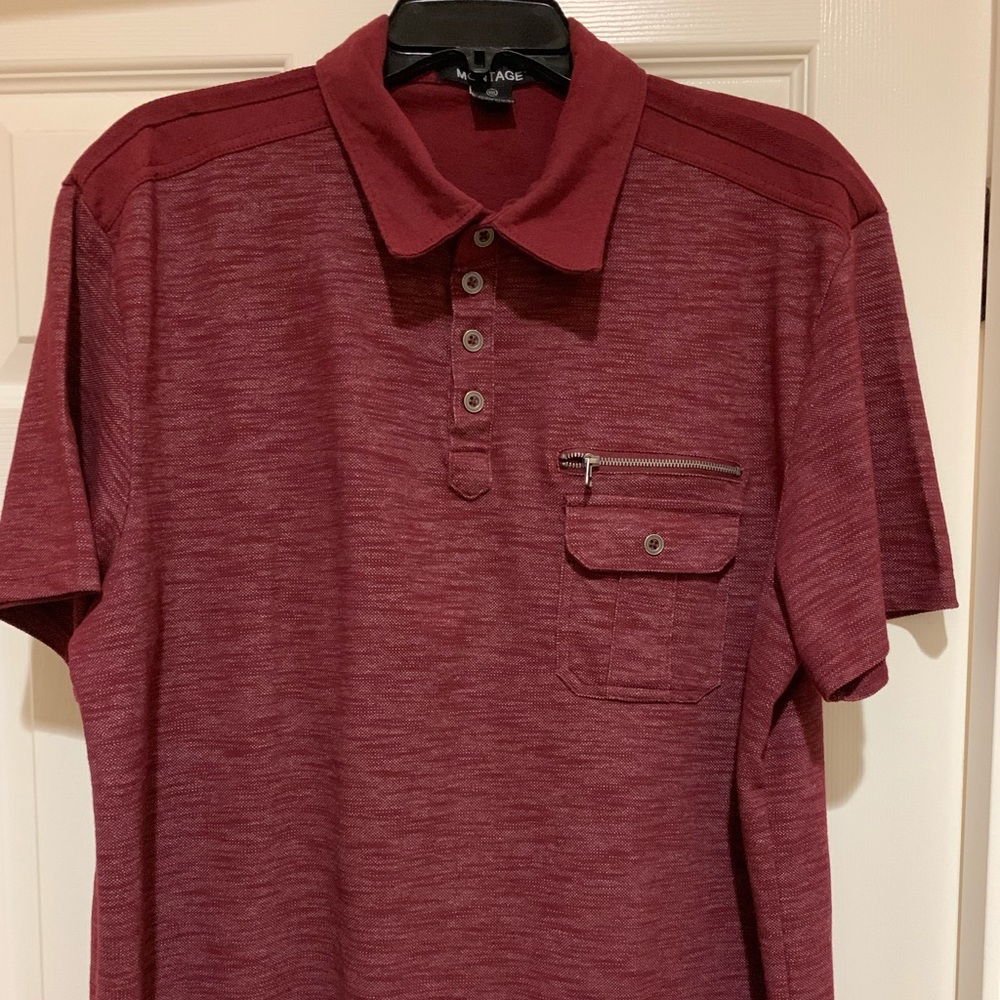 MENS POLO SHIRT SIZE-XXL- FITS MORE LIKE A XL .
